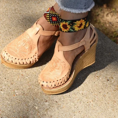 Huarache Mexican Style Boho Hippie All Sizes High