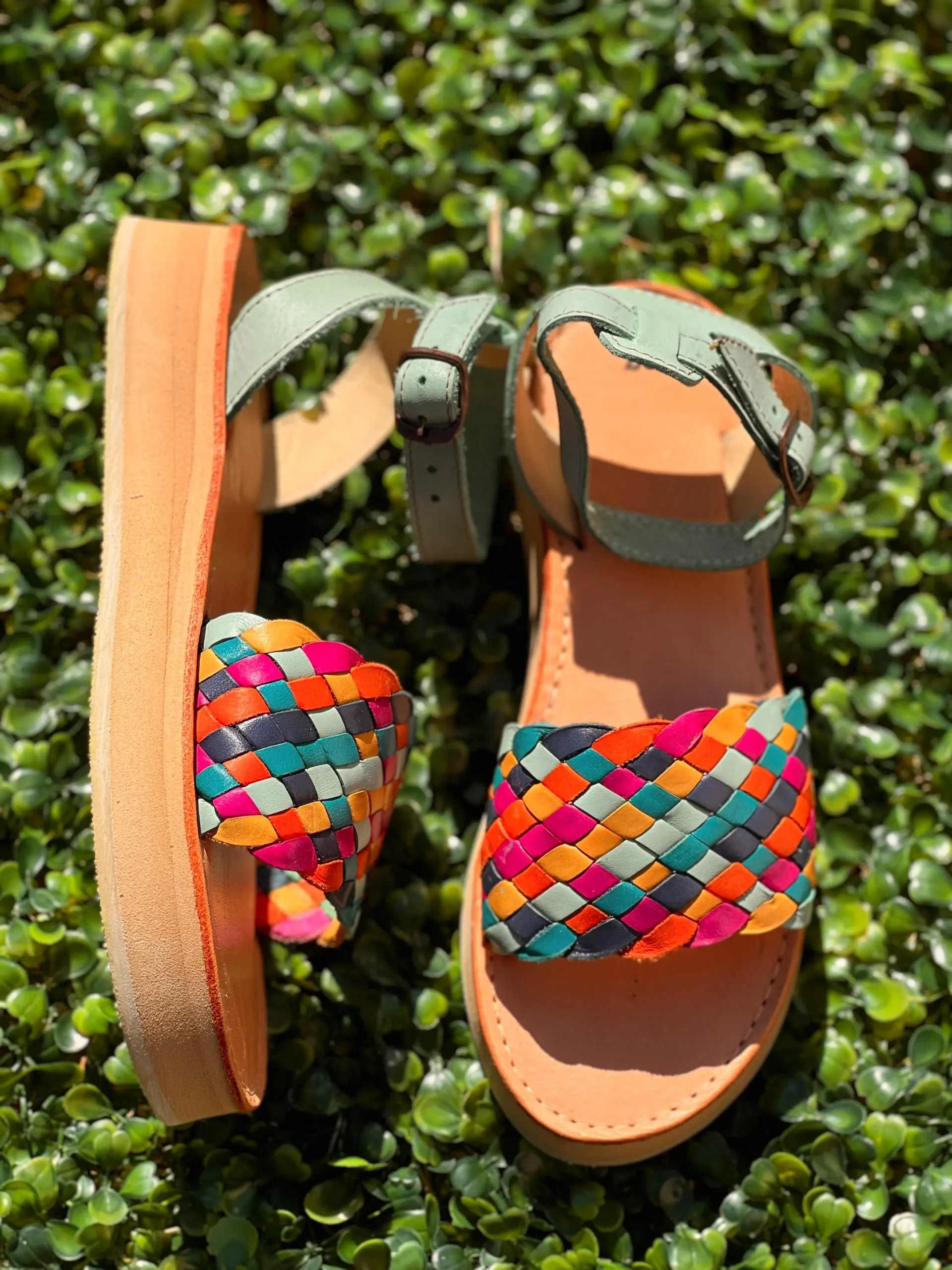 Handwoven Leather Open Toe Huarache Sandal All Sizes
